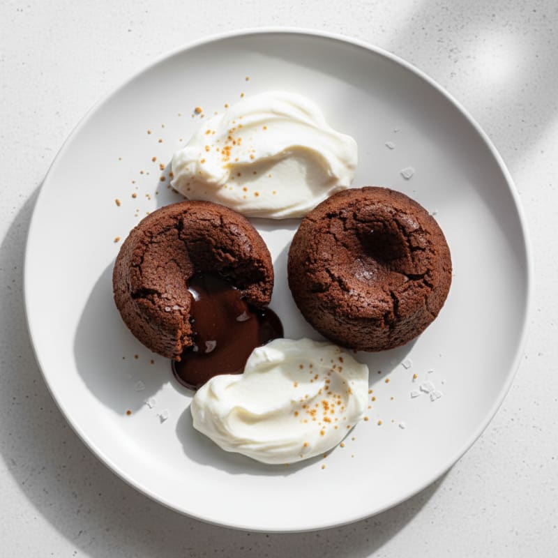 Creamy Chocolate Lava Cakes