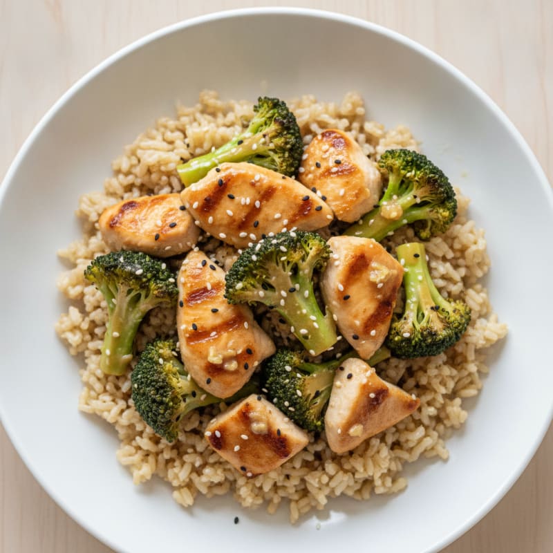 Savory Chicken and Rice Bowl