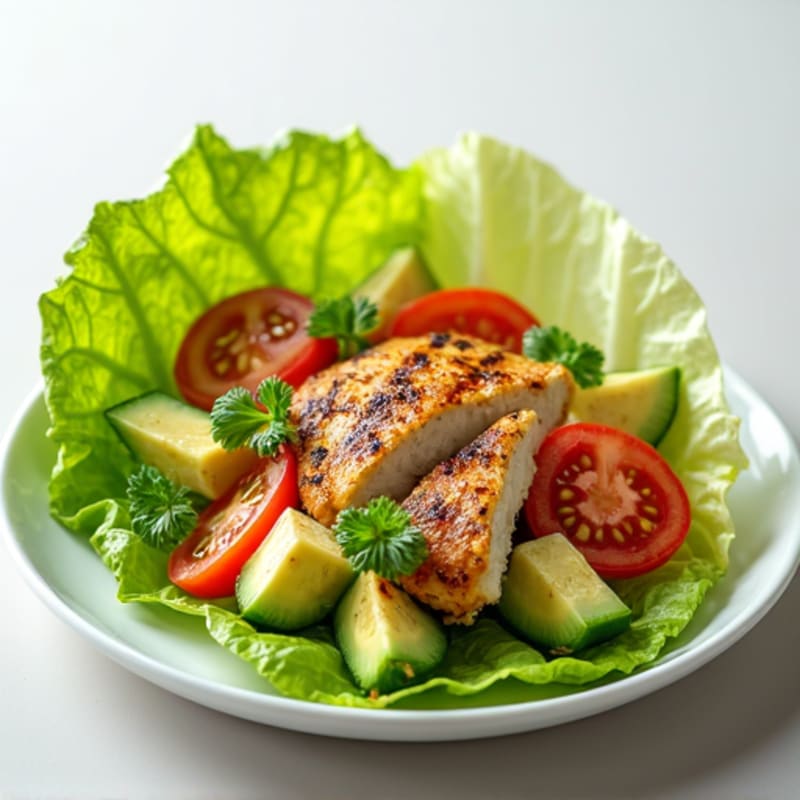 Herb-Grilled Chicken Lettuce Wrap