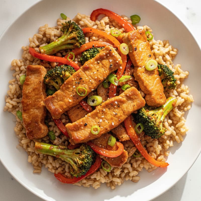 Spicy Gochujang Pork Belly Stir-Fry