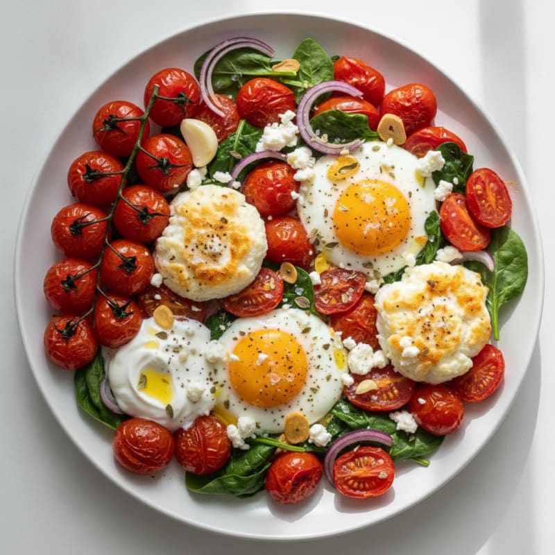 Baked Eggs with Roasted Tomatoes