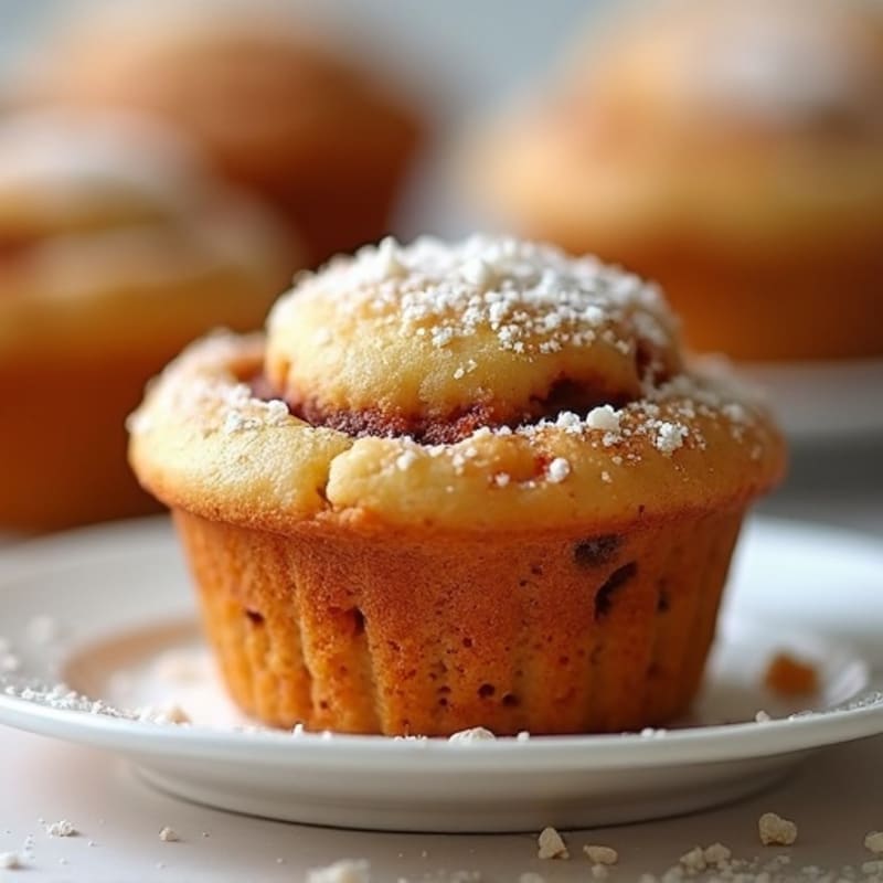 Protein-Packed Almond Flour Cinnamon Roll Muffins