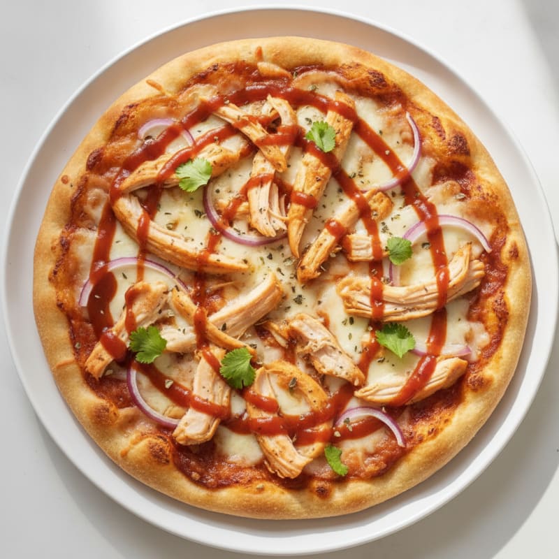 High-Protein BBQ Chicken Pizza