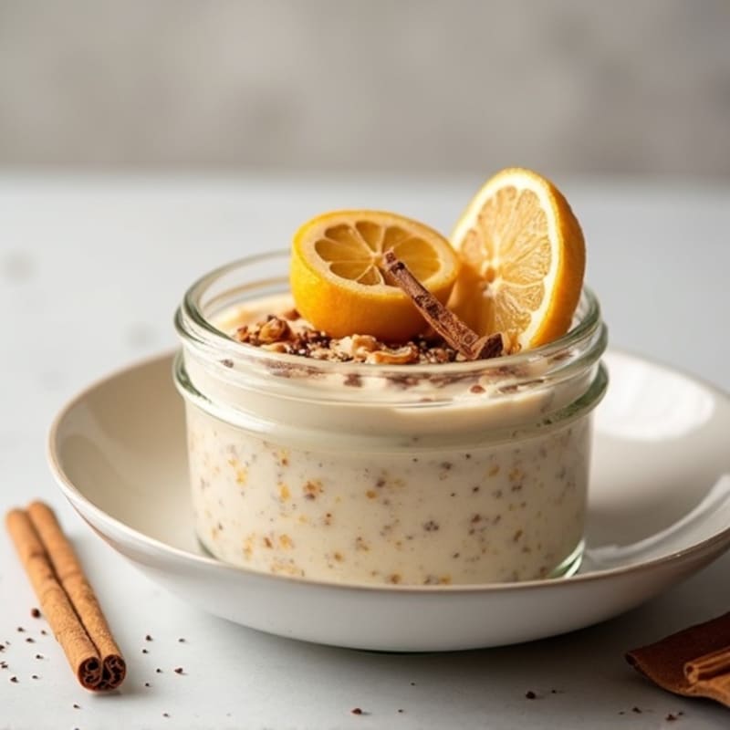 Protein-Packed Creamy Vanilla Overnight Oats