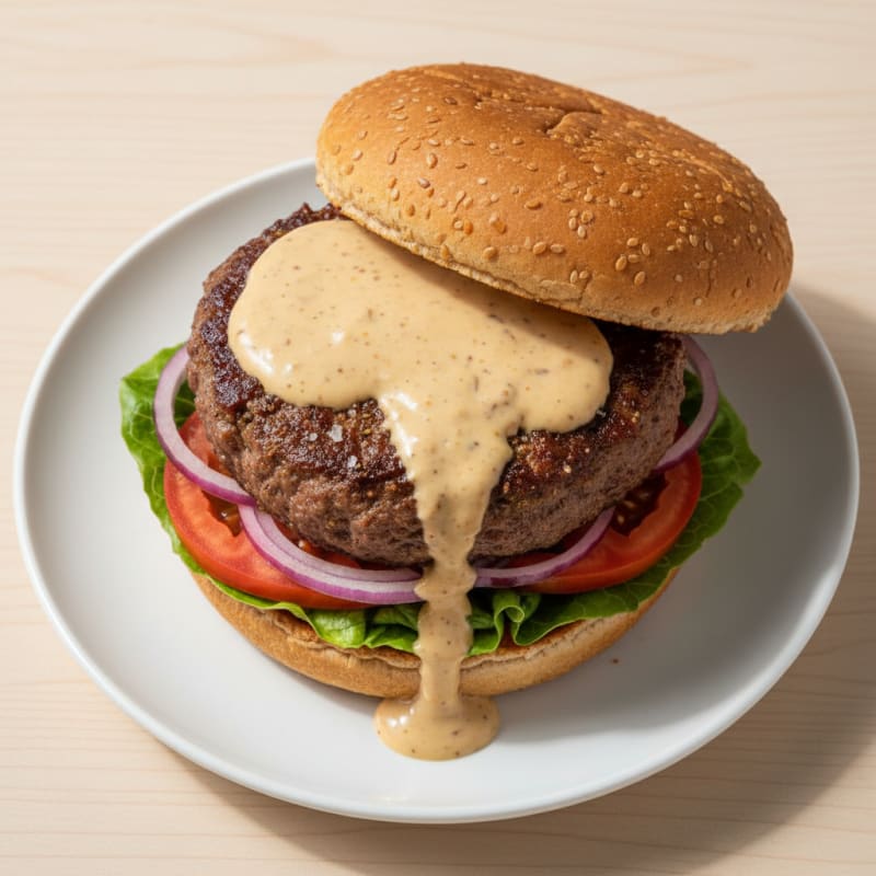Classic Beef Burger with Secret Sauce