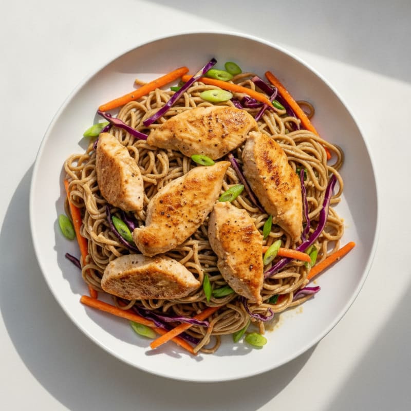 Creamy Chicken Ramen Salad