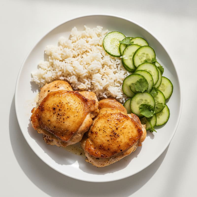 Spicy Taco Chicken Thighs with Rice