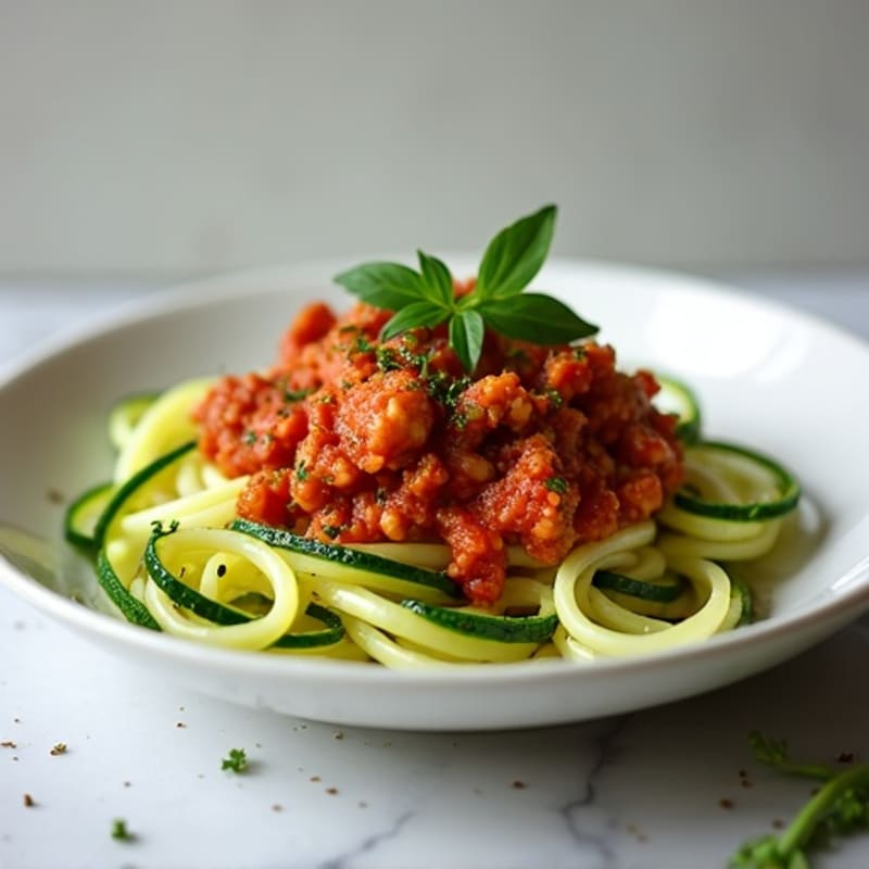 Protein-Packed Turkey Bolognese with Zucchini Noodles
