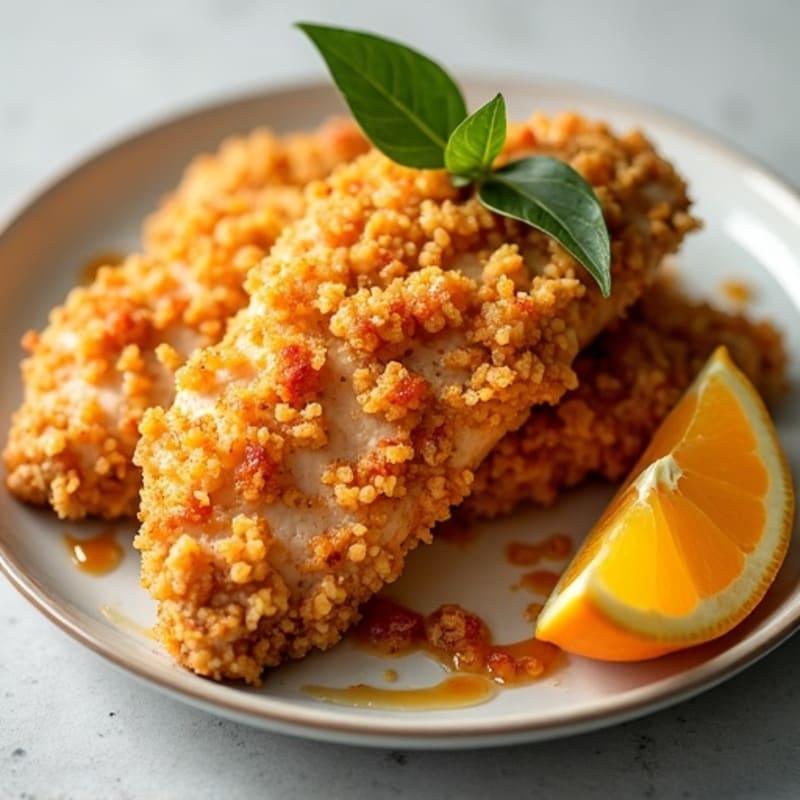 Crispy Baked Orange Chicken with Zesty Orange Glaze