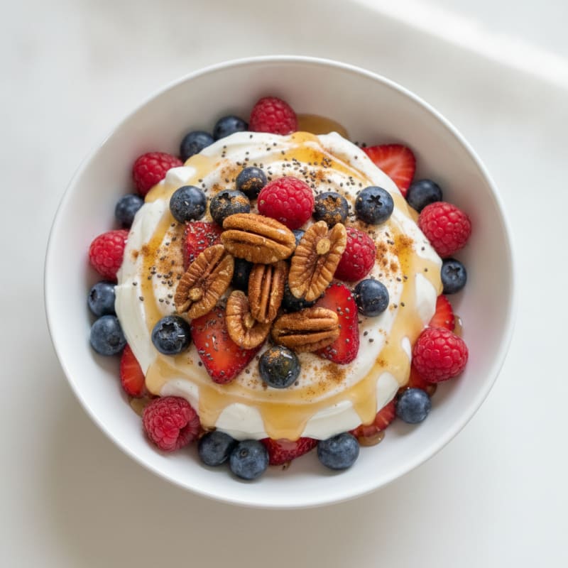 Berry Pecan Yogurt Parfait
