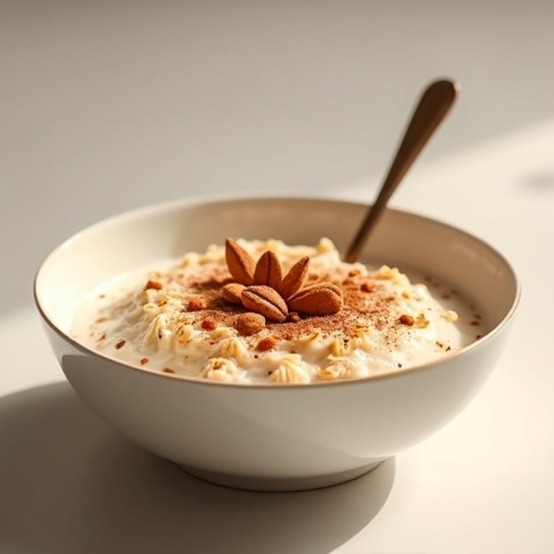 Creamy Vanilla-Cinnamon Protein Oats