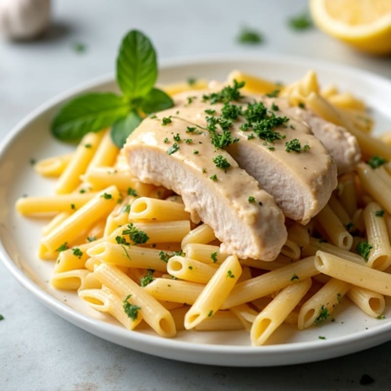 Creamy Lemon Herb Chicken Pasta