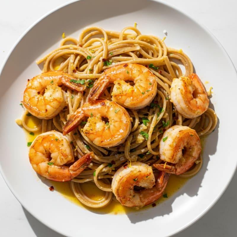 Zesty Garlic Butter Shrimp Scampi