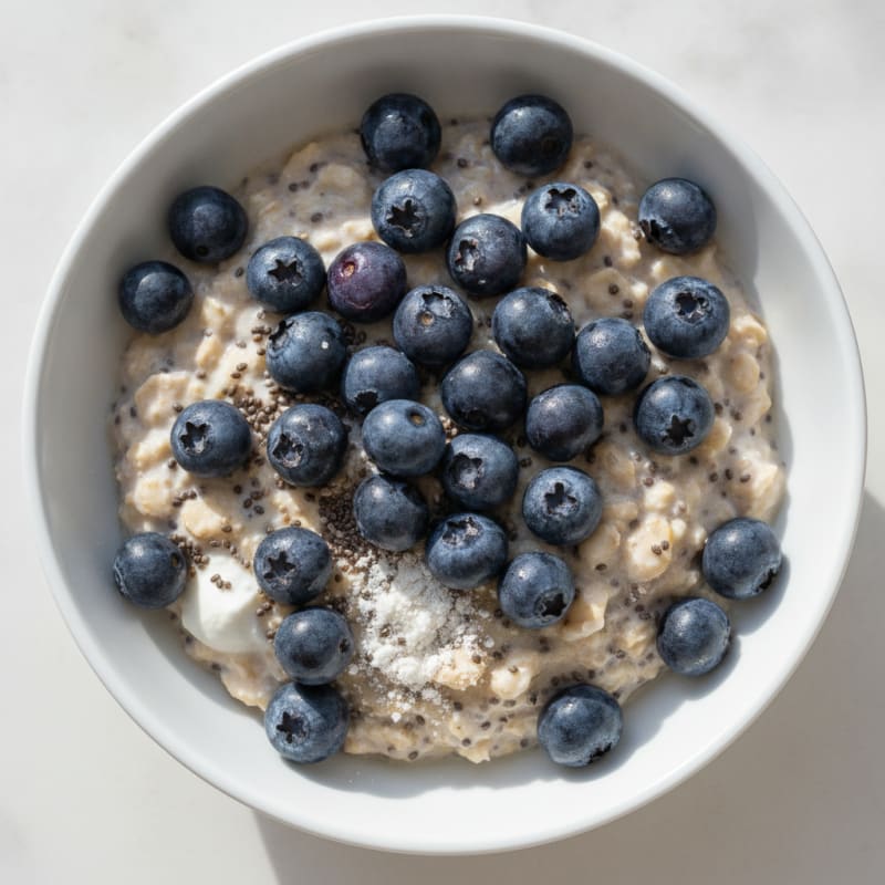 Berry Chia Overnight Oats