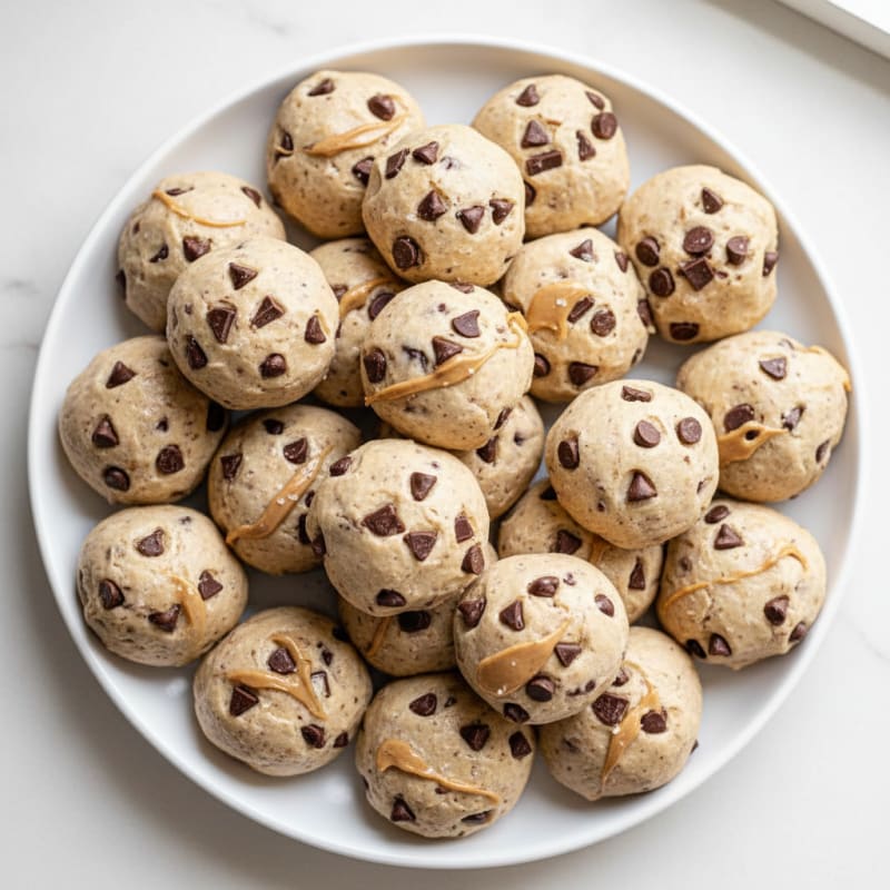 Creamy Chocolate Chip Cookie Dough Bites