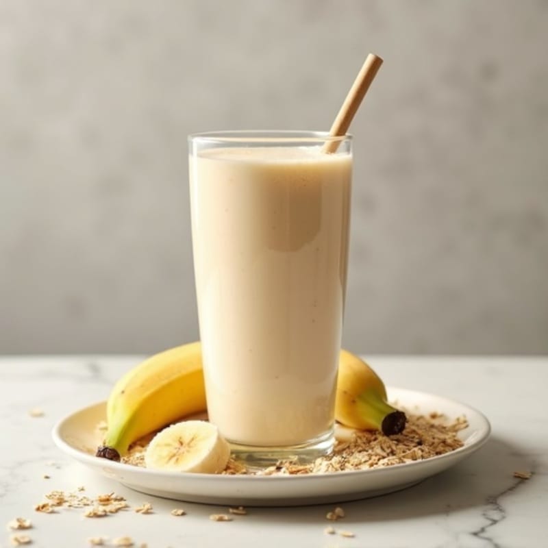 Creamy Oatmeal Breakfast Smoothie