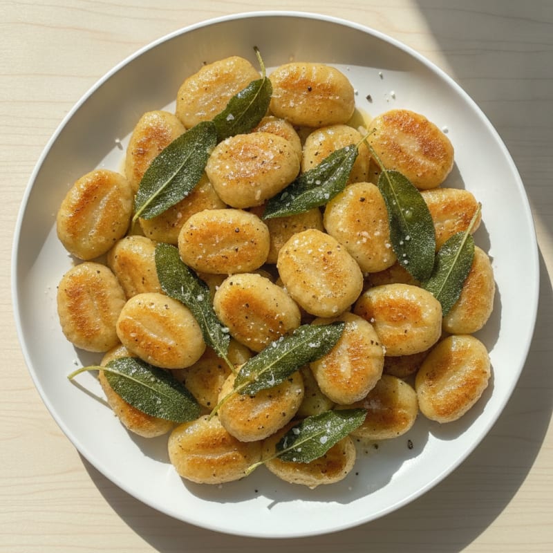 Ricotta Gnocchi with Sage Butter Sauce