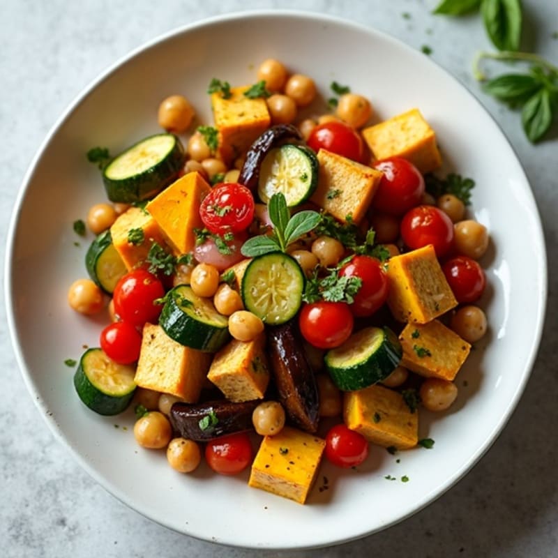 Silky Braised Summer Vegetables with Fresh Herbs