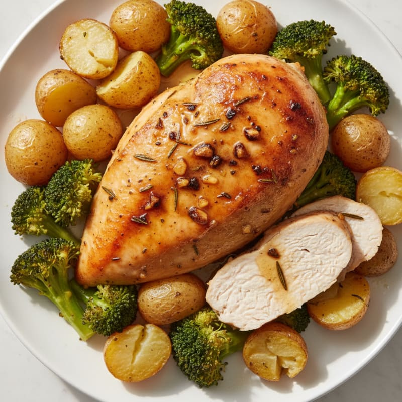 Garlic Herb Roasted Chicken