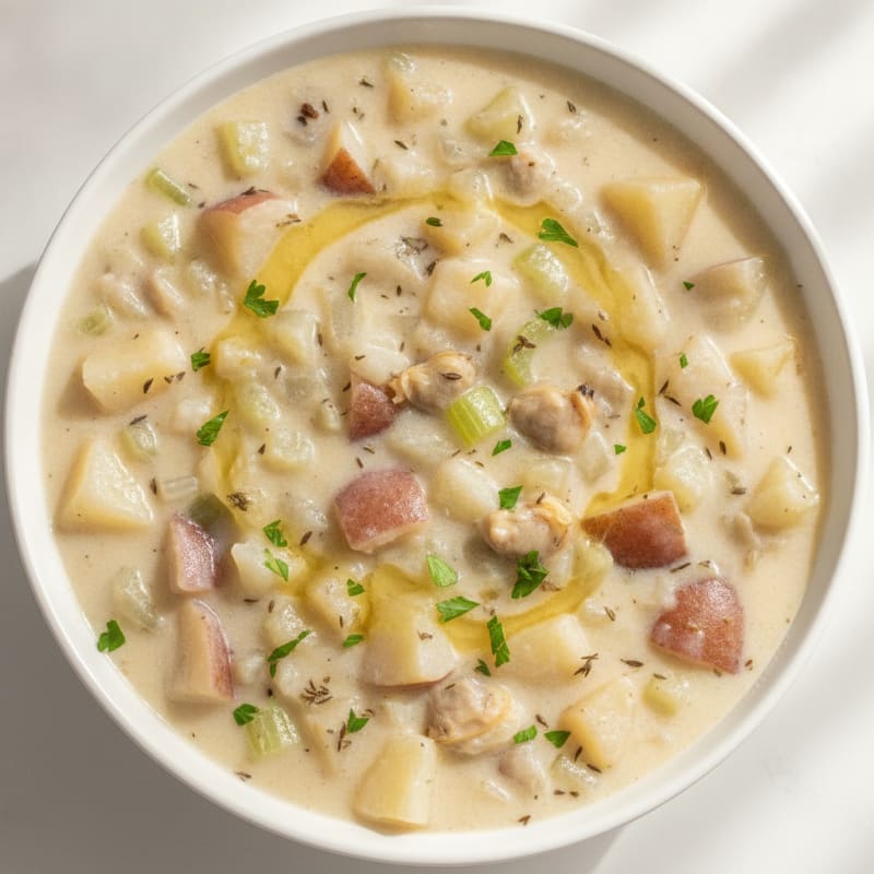 Classic New England Clam Chowder