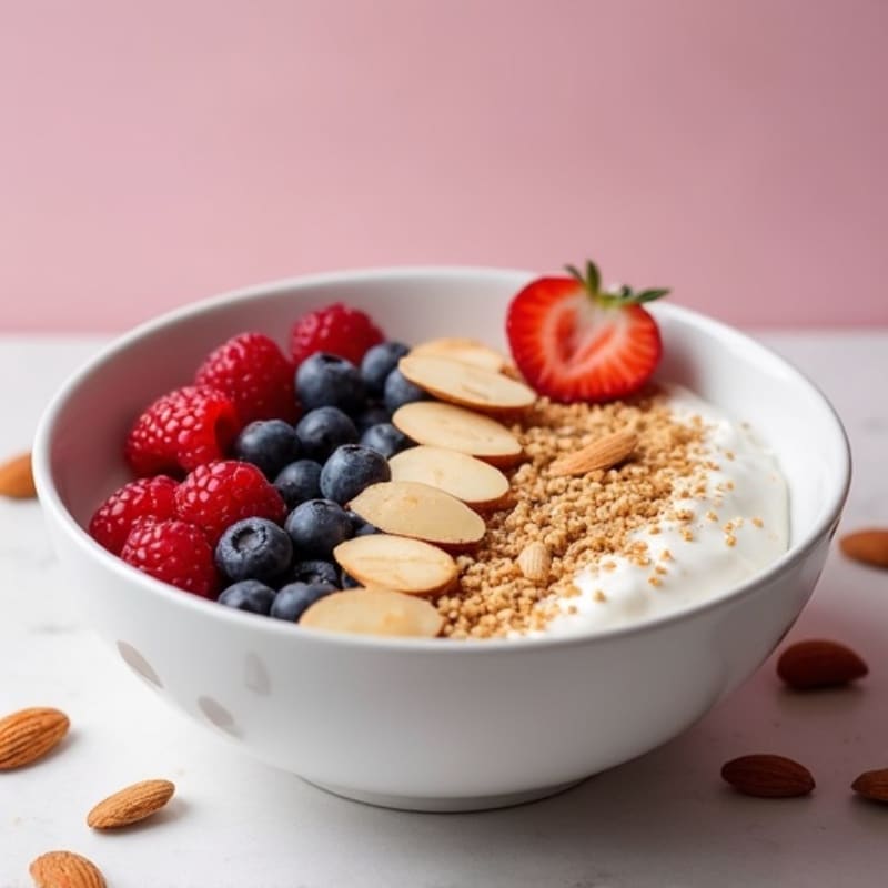 Creamy Greek Yogurt Berry Protein Bowl