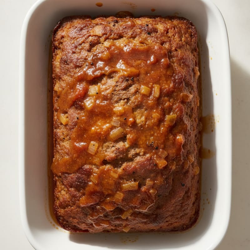 Classic Homestyle Meatloaf with Savory Glaze