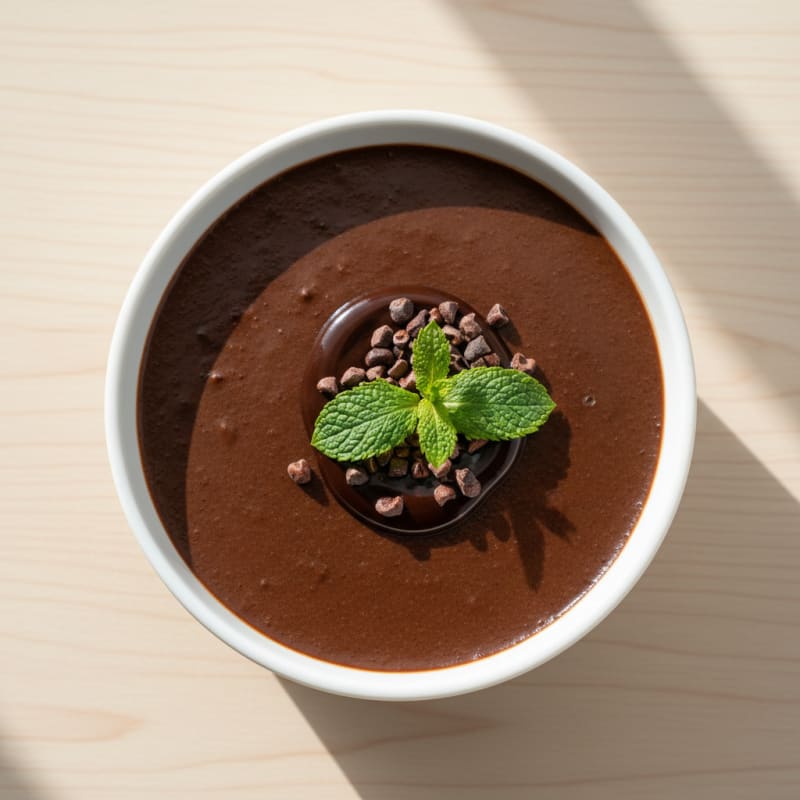 Silky Tofu Chocolate Protein Pudding