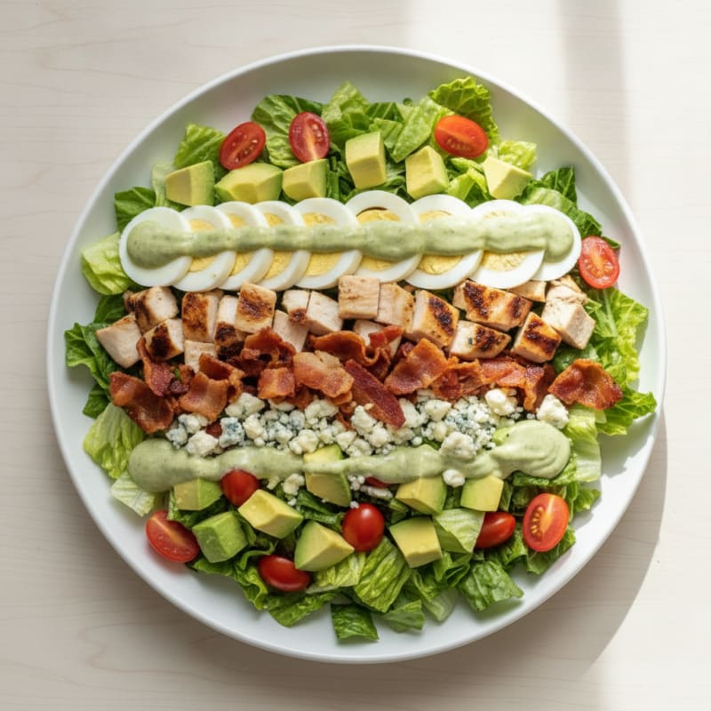 Classic Cobb Salad with Creamy Dressing