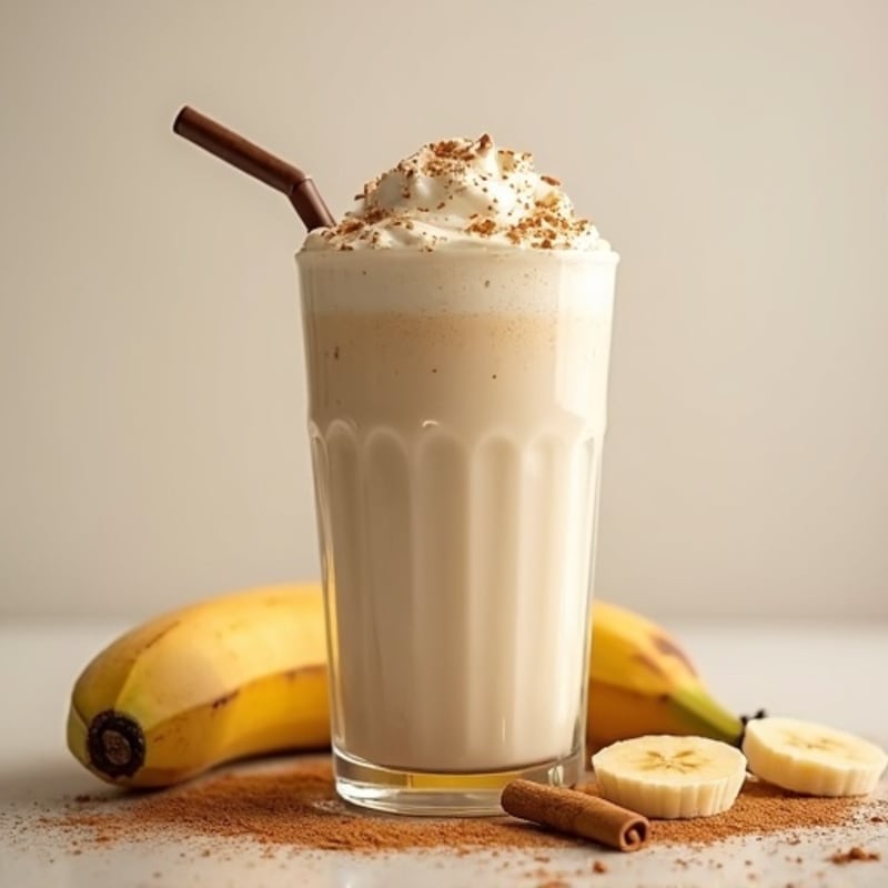 Creamy Vanilla-Cinnamon Oat Milk Protein Shake