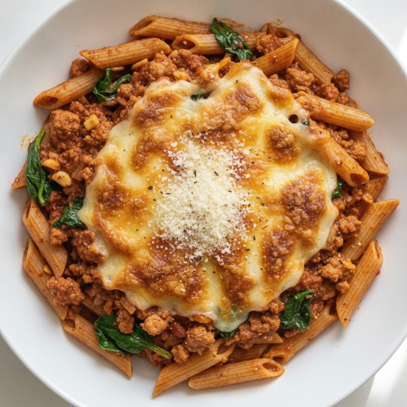 Classic Marinara Pasta with Mozzarella