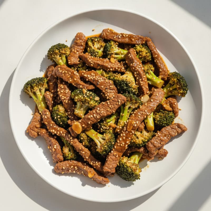 Sesame Beef and Broccoli Stir-Fry