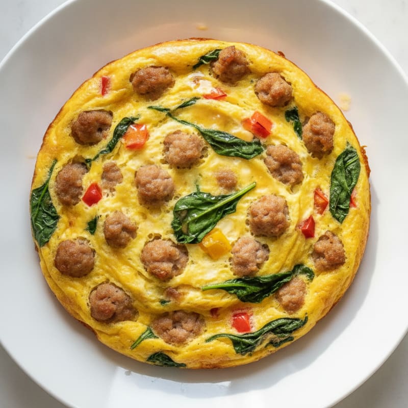 Savory Egg and Turkey Sausage Bake