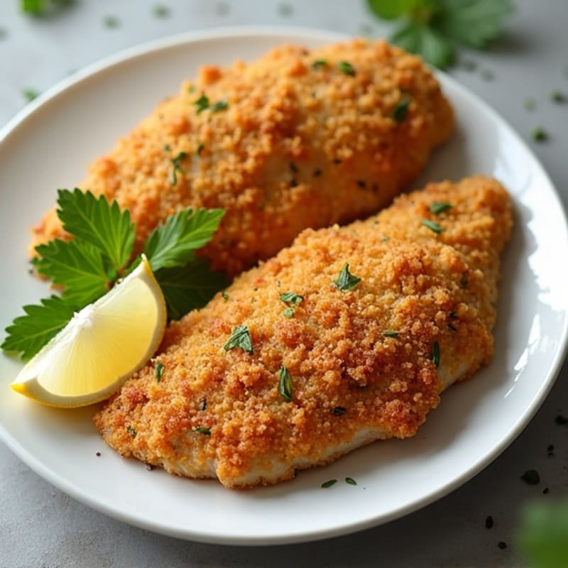 Crispy Herb-Crusted Air Fryer Chicken Breast