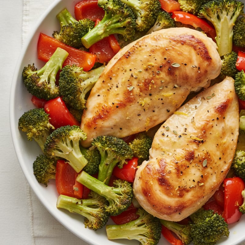 Sheet Pan Lemon Herb Chicken and Veggies