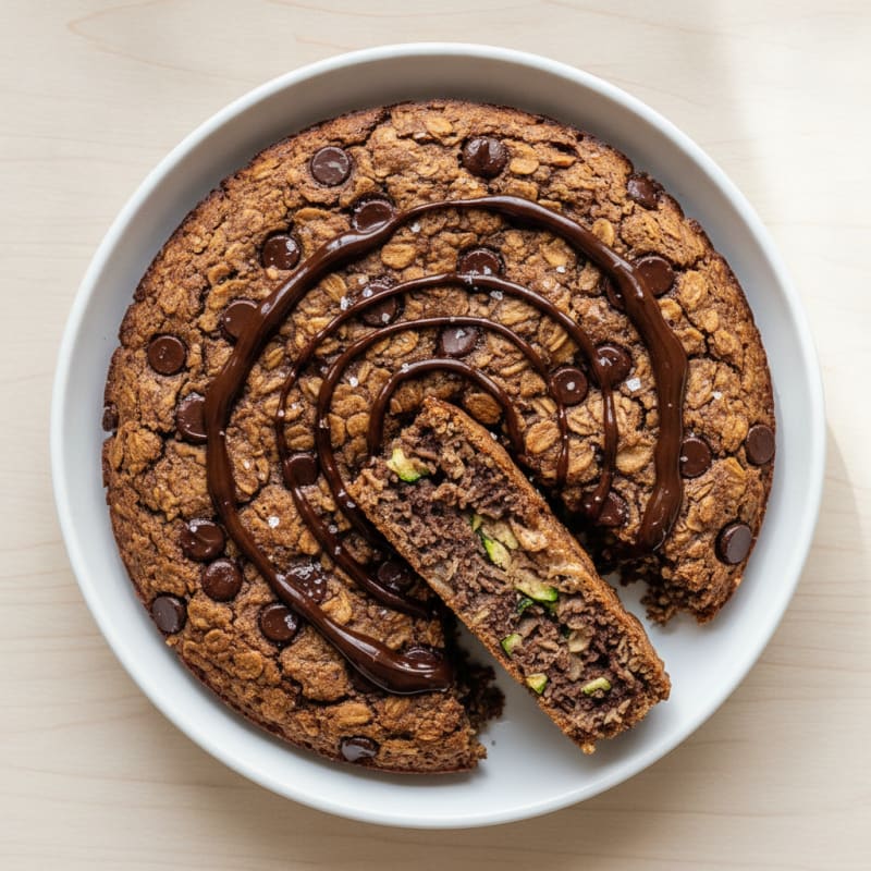 High-Protein Double Chocolate Brownie Baked Oats