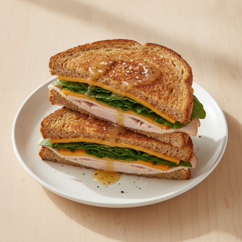 Triple-Decker Grilled Cheese Sandwich