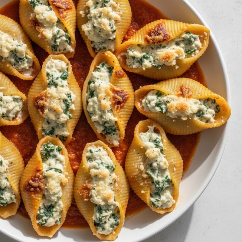 Spinach & Ricotta Stuffed Shells