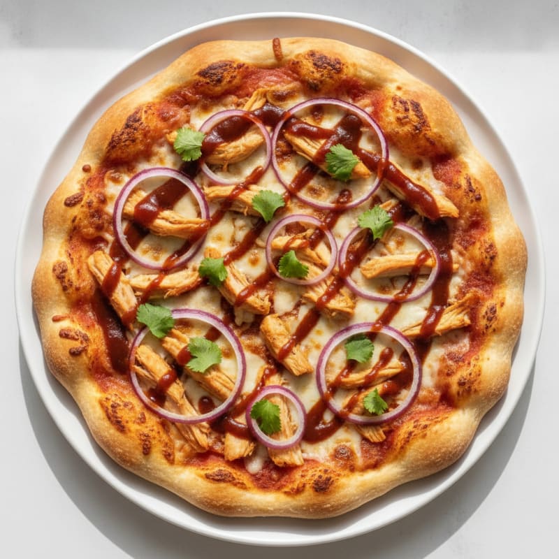 High-Protein BBQ Chicken Pizza