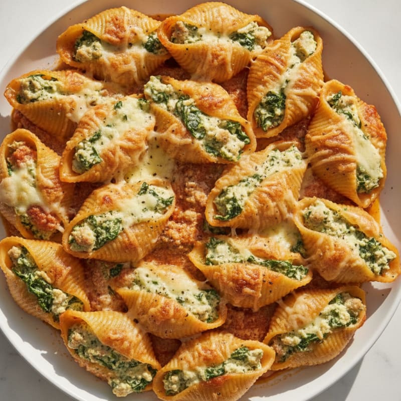 Spinach & Ricotta Stuffed Shells