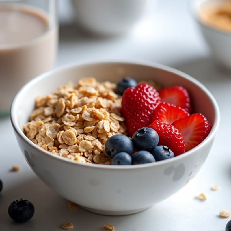 Protein-Packed Berry Oatmeal Bowl