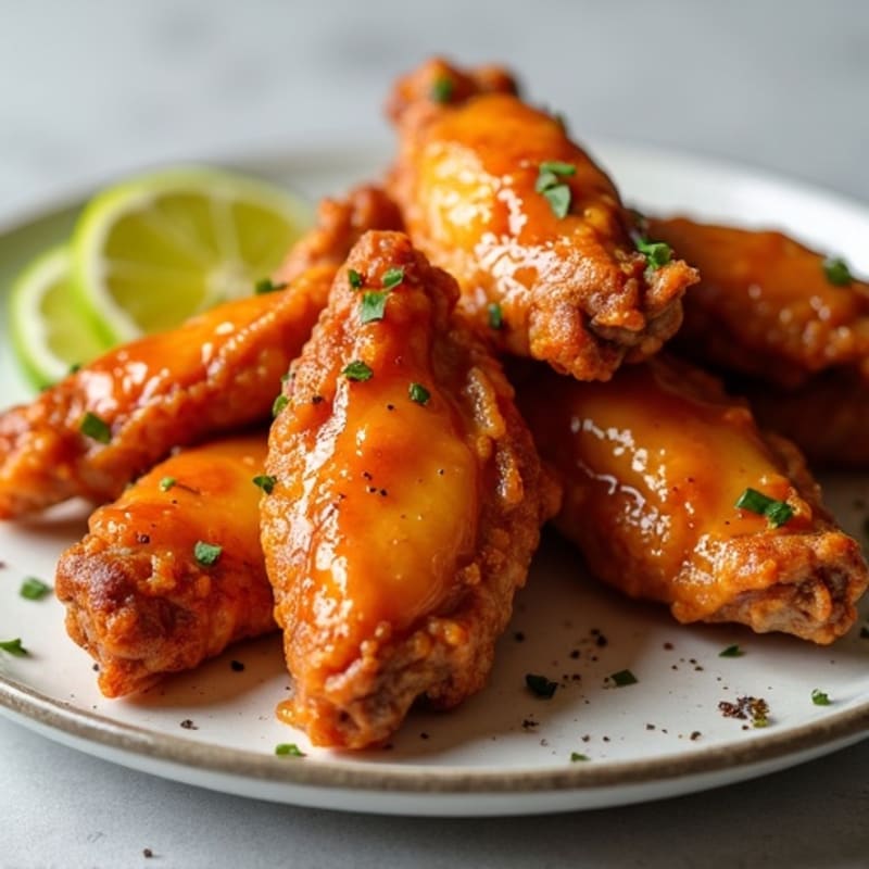 Crispy Honey Glazed Chicken Wings