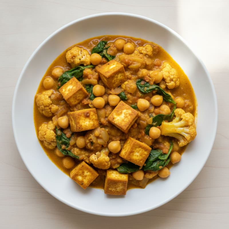 Hearty Chickpea and Vegetable Curry