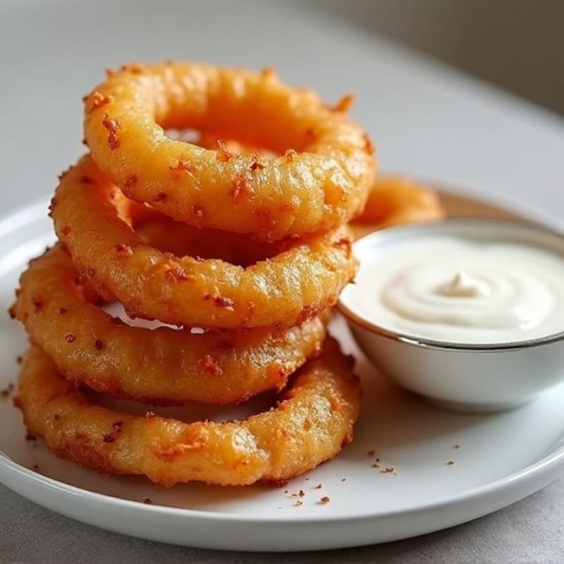 Crispy Oven-Baked Onion Rings