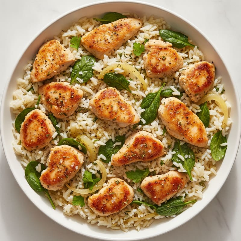 Herbed Chicken and Rice Skillet