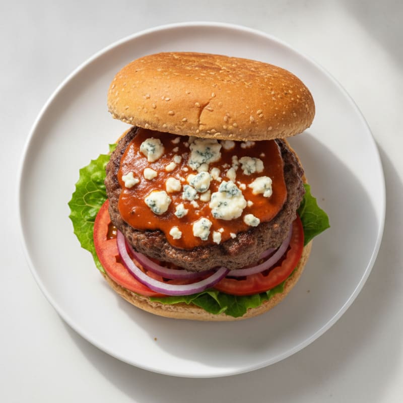 Buffalo Blue Cheese Burger