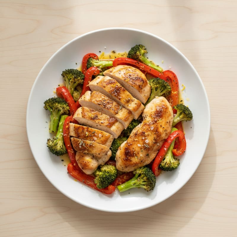 Sheet Pan Lemon Herb Chicken and Veggies