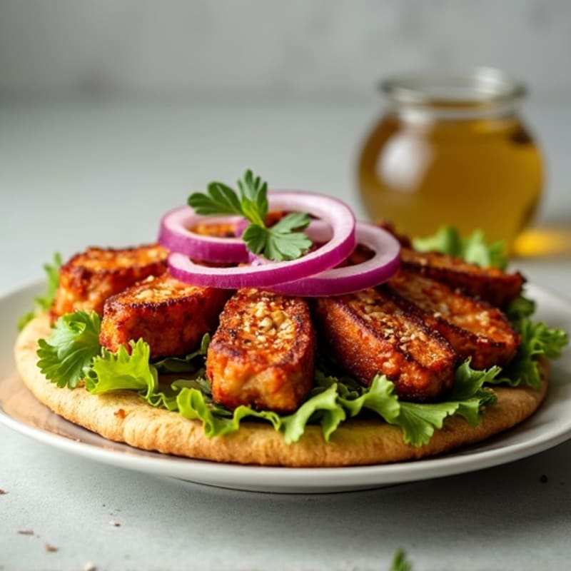 Crispy BBQ Chicken Flatbread