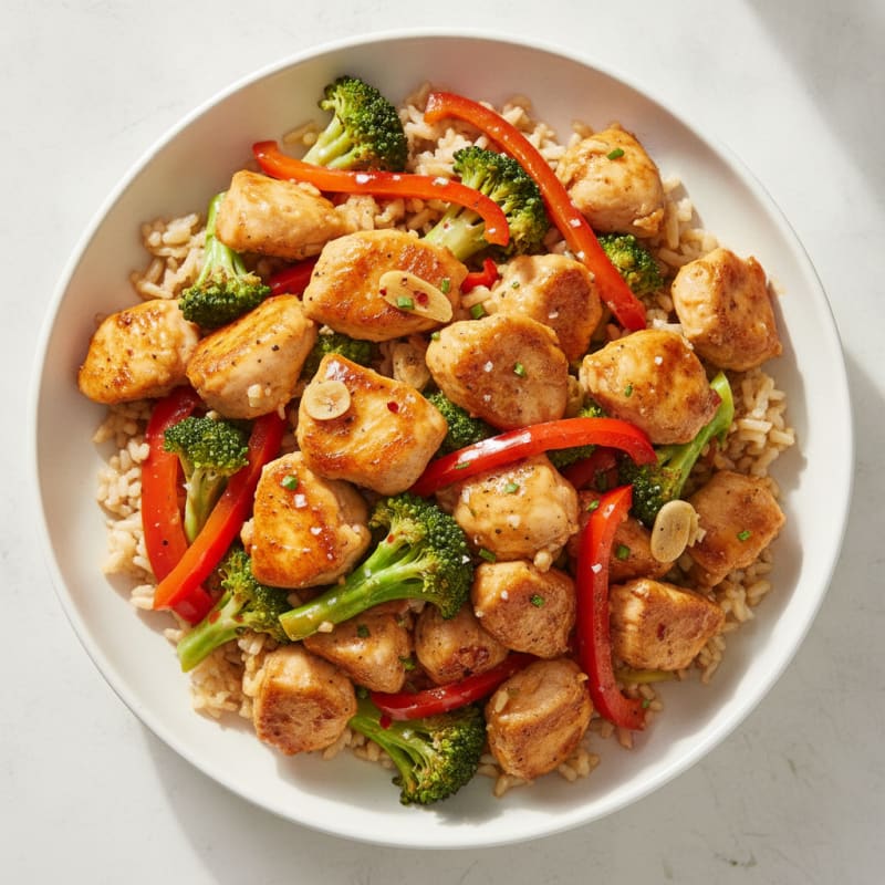 Clean General Tso's Chicken Stir-Fry