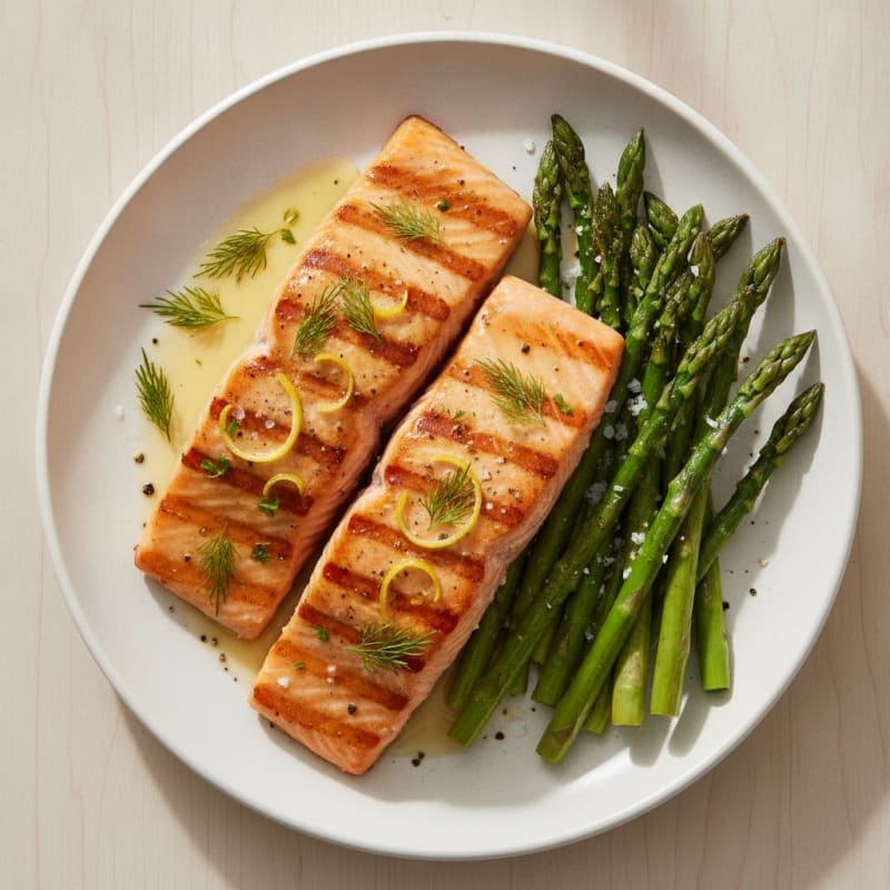 Lemon Herb Grilled Salmon