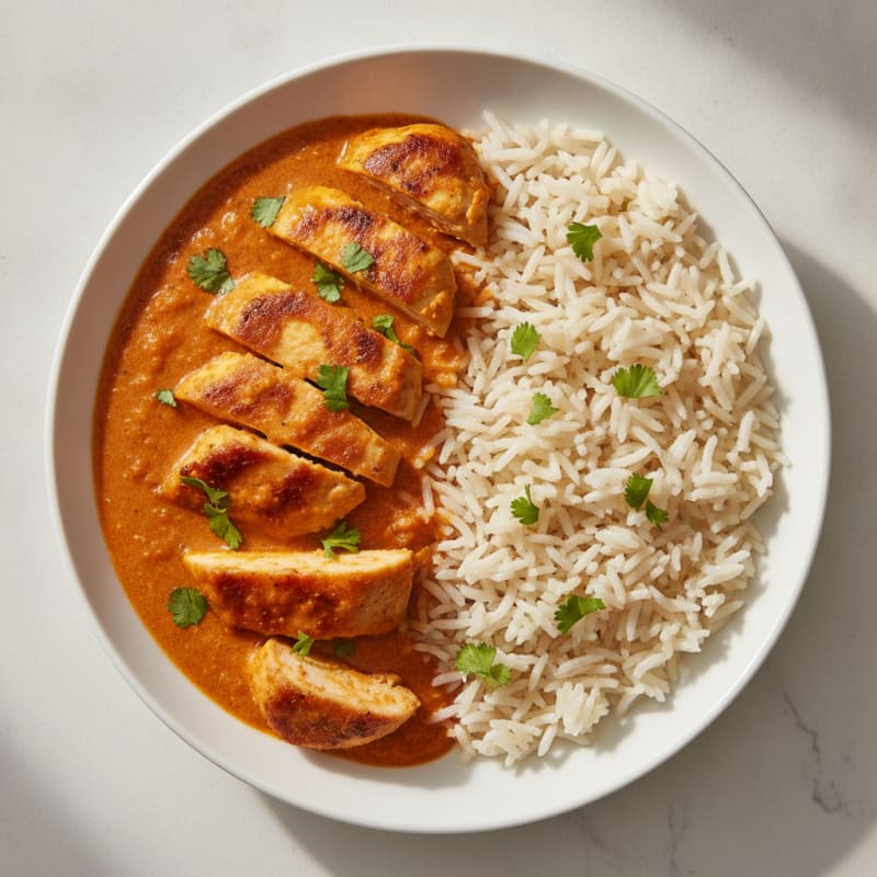 Chicken Tikka Masala with Basmati Rice